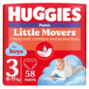 Подгузники Huggies Little Movers/Pants 3 Mega 6-11 кг для мальчиков 58 ш (5029053547473)