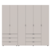 Комплект шкафов для одежды Doros Гелар (2 шт.) 232,5х49,5х203,4 см Кашемир (DRS-011240)