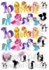 Вафельные картинки на тему: Пони (My little Pony)