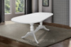 Стол обеденный раскладной Fusion furniture Даниэль 148+40x88x76 см Белый