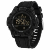 Чоловічий тактичний годинник Sanda 2193 All Black з водонепроникністю 5 ATM та підсвічуванням