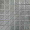 Самоклеящаяся декоративная 3D панель квадрат серебро 700x700x8мм (177) SW-00000188