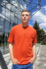 Чоловіча помаранчева футболка
