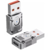 Адаптер Proove Gaming Matrix OTG Type-C to USB Silver (HBMA00012006) (Код товару:39509)