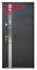 Двері вхідні GALICIA Modern Silver Метал RAL 9803 Бетон темний, 960x2050 АКЦІЯ!