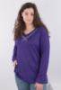 Жіноча фіолетова кофта з декором