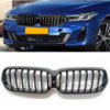 Ноздри 1-Bar (2020-2023, Черный Глянец) для BMW 6 серия G32 2017- гг
