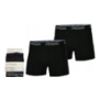 Труси-боксери чоловічі Kappa Men Boxer Shorts (2 шт.) Black Anthracite (351K1JW-710068-19-4007)