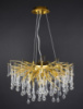 Люстра подвесная хрустальная 27226 Золото 40-190х60х60 см.
