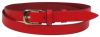 Жіночий шкіряний ремінь Skipper 1628-20 червоний 2 см