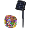 Вулична гірлянда із сонячною панеллю Крапля роси SFK-15 з RGB підсвічуванням 10м 100LED