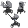 Коляска універсальна CARRELLO Epica CRL-8511 (3in1) Silver Grey /1/