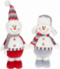 Мягкая игрушка «Снеговик» 42см, белый, серый, красный, 2 дизайна