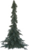 Декор новогодний подвесной YES Хвойная литая 904312 1.4 м зеленый