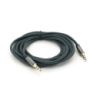 Кабель VEGGIEG V-A502 AUX Audio DC3.5 папа-папа 2.0м, GOLD Stereo Jack, оплетка, (круглый) Grey cable, Пакет