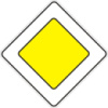 Дорожный знак 2.3 - Главная дорога. Знаки приоритета. ДСТУ 4100:2002-2014.