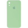 Чохол Silicone Case Square Full Camera Protective (AA) Для Apple iPhone XR (М'ятний / Mint) - купити в SmartEra.ua