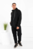 Чоловіча чорна кофта на флісі