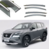 Дефлектори вікон Nissan X-Trail (T-33) 2021- П/К скотч«FLY»(нерж.сталь 3D) BNSXT2123-W/S(31-32)
