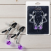 Затискачі для сосків Fetish Nipple Clamps No.17 аксесуар з регульованим тиском для стимуляції та еротичних ігор