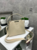 Беж — стильна сумочка на три відділення — Lady Bags, два ремені в комплекті (0388)