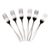 Набор столовых вилок 6 штук из нержавеющей стали 20 (см) Серебро HP-8-18