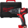 Дриль-шуруповерт акумуляторний безщітковий MILWAUKEE, M18 BLDD2-0X, 82Нм (каркас, кліпса на ремень, HDкейс)