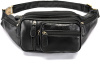 Поясна cумка чоловіча Vintage 14817 Чорна