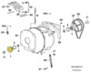 Блок-підшипник (6203, праве різьблення), до пральних машин AEG Electrolux Zanussi ZN-028