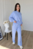 Жіночий блакитний спортивний костюм
