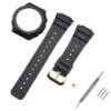 Ремінець та безель Casio accessories для G-Shock GA-2100/GA-2110 Black GD чорний каучуковий