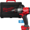 Дриль-шуруповерт з ударом акумуляторний безщітковий MILWAUKEE, M18 ONEPD3-0X, 158Нм (каркас, кліпса для ременя, бічна ручка, HDк