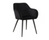 Стілець Арно м'який чорна тканина