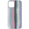 Чохол Silicone case Full Braided для Apple iPhone 12 Pro Max (Білий / Бузковий) - купити в SmartEra.ua