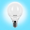 Светодиодная лампа цоколь E27 Maxus LED холодный свет 3,7W