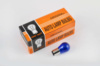 Лампа S25 (двухконтактная) 12V 21W/5W (стоп, габарит) (синяя) ORANGE BOX (S-1980)