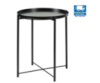 Столик Макс журнальний круглий чорний