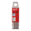 Свердло по металу HSS-G MILWAUKEE DIN1897, діаметр 6,5х70х31мм, скорочене, (10шт), пластикова коробка