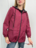 Жіноча вітровка на підкладці з капюшоном «Tysson» оптом | Норма і батал | Розпродаж моделі Бордовий, 42-44
