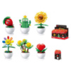 Конструктор Sluban Цветы в горшке M38-B1073 6 шт/уп