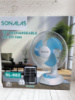 Портативный аккумуляторный вентилятор с солнечной батареей SONALAS SL-662