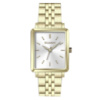 Жіночий годинник Guardo 012803-1 Gold-Silver — класична модель з прямокутним корпусом та золотистим браслетом