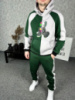 Светло-зеленый мужской утепленный спортивный.5-779 костюм.
