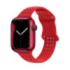 Ремешок силиконовый Hoco iWatch WA08 honeycomb 42/ 44/ 45/ 49mm big red