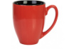 Чашка керамічна Optima promo SUNSET 300 мл, червоно-чорна
