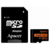 Карта пам'яті Apacer microSDXC 64GB UHS-I/U3 Class 10 + SD-адаптер (AP64GMCSX10U8-R) (Код товару:39329)