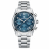 Чоловічий годинник Pagani Design PD-1773 Silver-Blue з сапфіровим склом та механізмом Seiko VK63