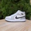 Nike Air Jordan 1 MID білі з сірим