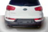 Задняя дуга AK002-1 Черная (Нержавеющая сталь) для Kia Sportage 2010-2015 гг
