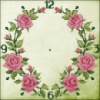 Схема часов Нежные розы